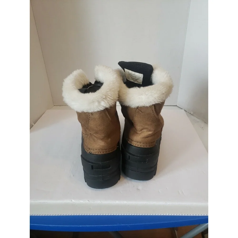 Itasca Women's Tahoe Tan ThermaLite Waterproof Thin Insulation Boots Sz 8